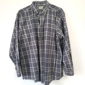 L.L.Bean Men's Flannel Button Down Long Sleeve